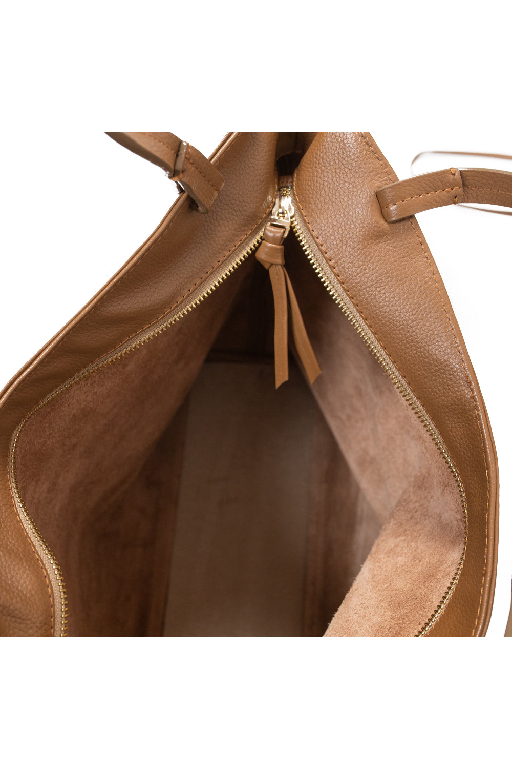 Nora Leather Handbag Tan Leather