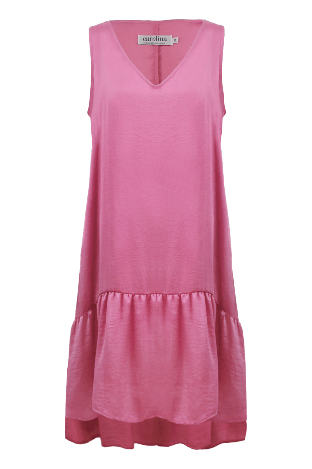 Zoe V-Neck Dress Pink Dress